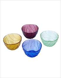 四入晶彩琉璃碗